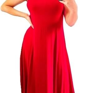 Vestido Longo Alcinha com Bolso - Imagem 6