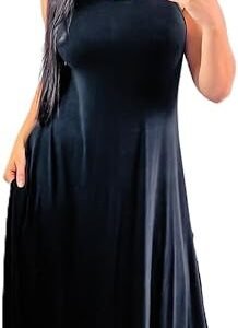 Vestido Longo Alcinha com Bolso - Imagem 8