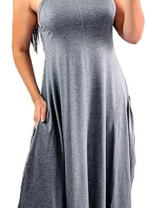 Vestido Longo Alcinha com Bolso - Imagem 3